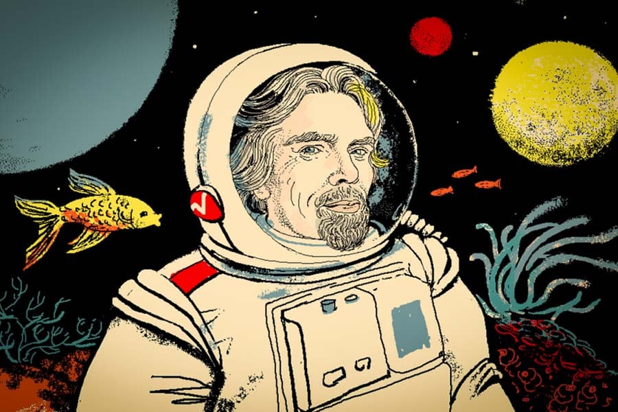 richard branson fumer un joint avec son enfant 2