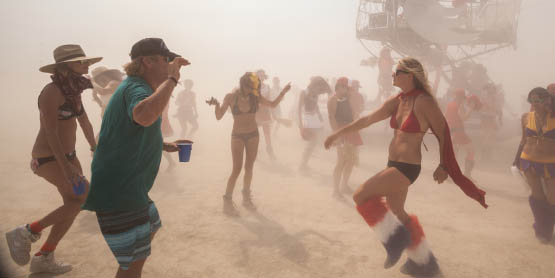 la marijuana non autorisée au burning man