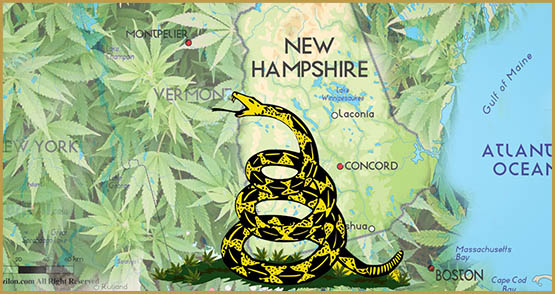 Le New Hampshire est le 22 éme état à décriminaliser la marijuana