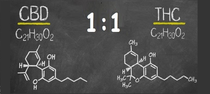 existe t il des souches de cannabis au ratio 11