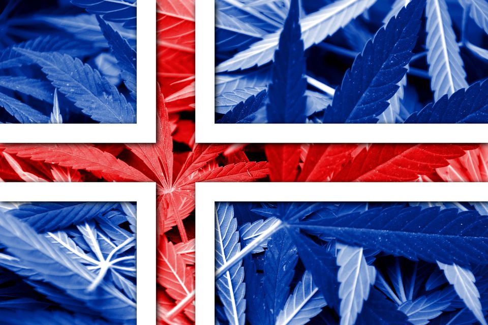 flag islande cannabis