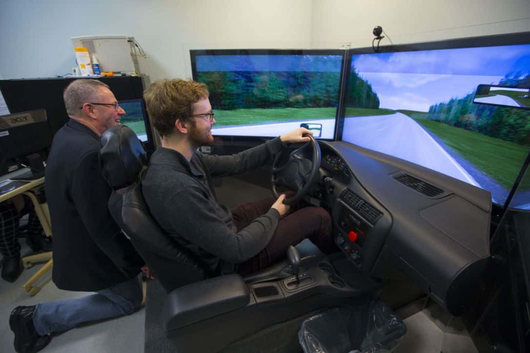 driving the simulator