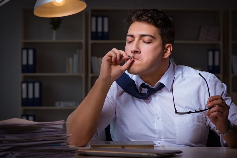 cannabis pendant travail