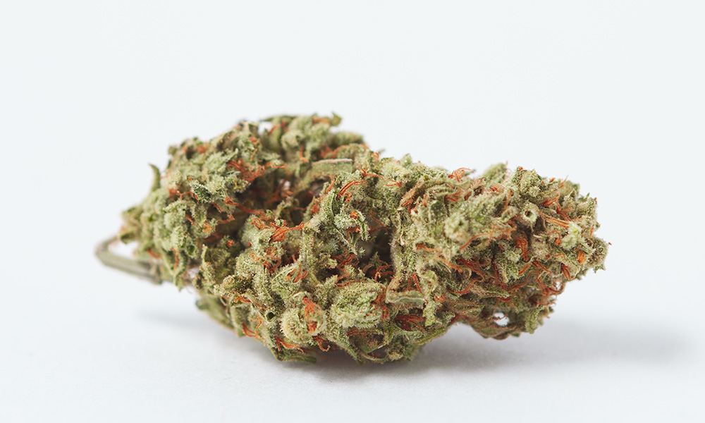 nug of trimmed cannabis