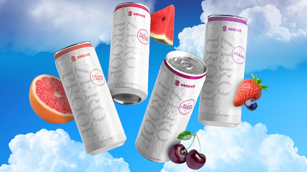 select zero proof hemp seltzer